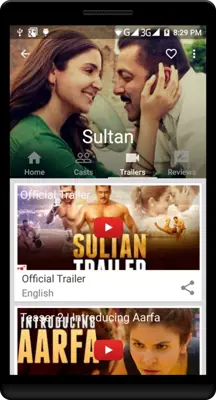 Salman khan and bollywood Movies songs clips android App screenshot 0