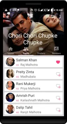 Salman khan and bollywood Movies songs clips android App screenshot 3